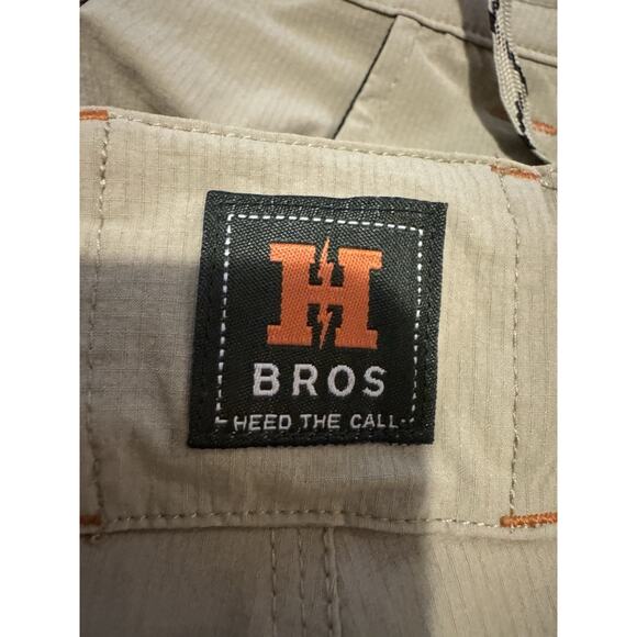 Howler Bros Brothers Shoalwater Tech Pants Mens 34x32 Khaki Uniform Fit Stretch - Picture 13 of 13